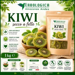 Kiwi a fette disidratato