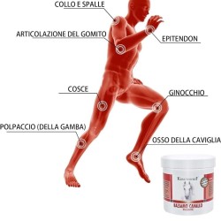 Krauterhof Balsamo Cavallo Rosso 250 ml scaldante extraforte, dolori articolari