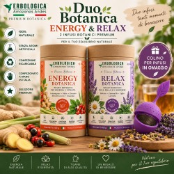 Duo Botanica Energy & Relax – 2 Infusi Premium con Colino Duo Botanica Energy & Relax – 2 Infusi Premium con Colino