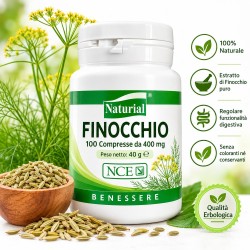 Finocchio in Compresse Naturial 100 Compresse da 400 mg