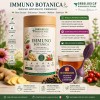 Immuno Botanica - Infuso Botanico Premium con Rosa Canina, Echinacea, Zenzero, Melissa e Sambuco
