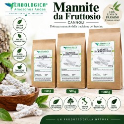 Mannite Cannoli con Manna da Frassino 30% – 100 g 500 g 1 kg