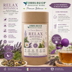 Relax Botanica - Infuso Botanico Premium con Melissa, Camomilla, Tiglio e Lavanda