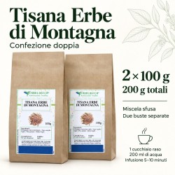 Tisana Erbe di Montagna – 2 confezioni da 100 g