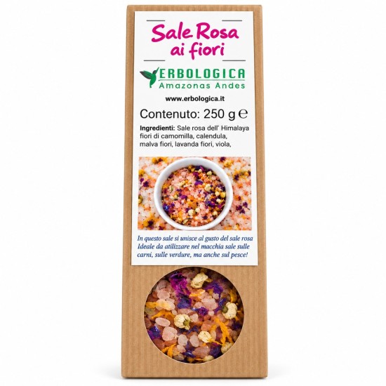 Sale Rosa ai Fiori – Sale Aromatizzato con Fiori 250 g