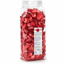 Fragole a fette liofilizzate 100 grammi