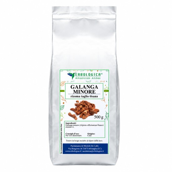 Galanga Radice Taglio Tisana 500g - Erbologica Amazonas Andes Confezione Galanga radice taglio tisana 500g Erbologica Amazonas Andes