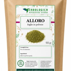 Alloro foglie in polvere