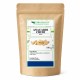 Pouch kraft da 100 g di Anacardi crudi interi Erbologica Amazonas Andes con etichetta botanica frontale.