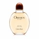 Flacone e confezione da 125ml di Calvin Klein Obsession For Men After Shave su sfondo bianco professionale con riflesso leggero