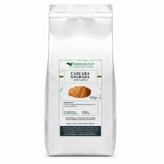 Cascara Sagrada in Polvere 500g Erbologica Uso Alimentare