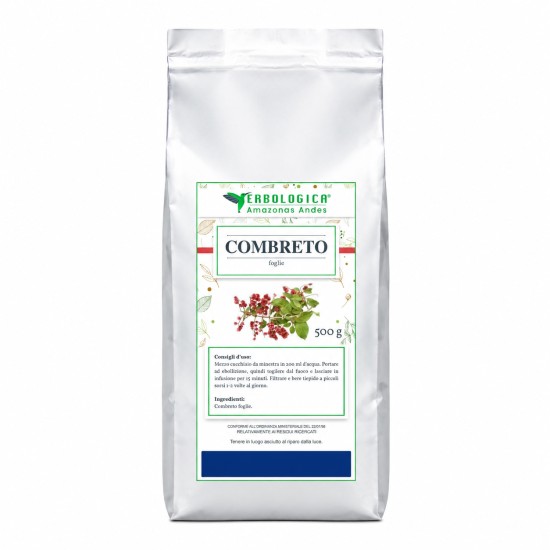 Combreto Foglie Tisana 500g Sacco da 500g di combreto foglie essiccate Erbologica Amazonas Andes per preparazione di tisane e infusi.