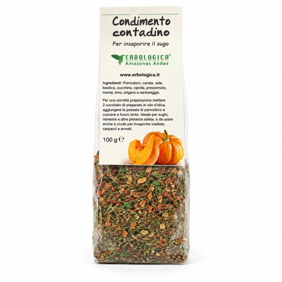 Condimento contadino disidratato 100g per sughi e preparazioni culinarie