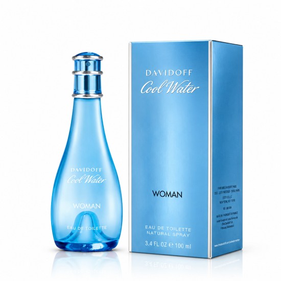 Davidoff cool water eau de toilette spray 100 ml per donna