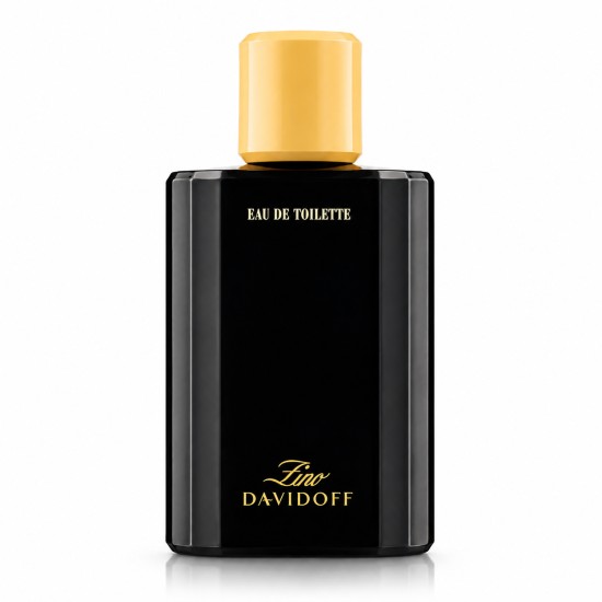 Flacone originale Davidoff Zino Eau de Toilette Spray 125 ml da uomo su sfondo bianco