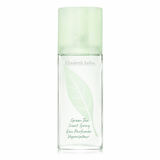 Flacone di Elizabeth Arden Green Tea Eau de Toilette Donna 100ml su sfondo bianco