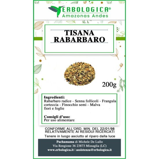Tisana rabarbaro composta Tisana rabarbaro composta
