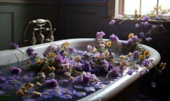 Bagno rilassante con lavanda e melissa