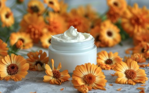 Maschera viso lenitiva con malva e calendula