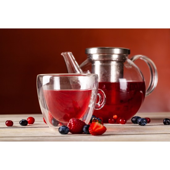 Tisana mirtillo e ciliegia fruttata naturale sfusa