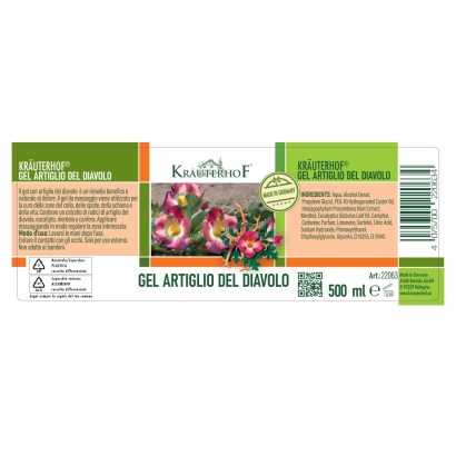 Gel artiglio del diavolo Krauterhof 500 ml Gel artiglio del diavolo Krauterhof 500 ml