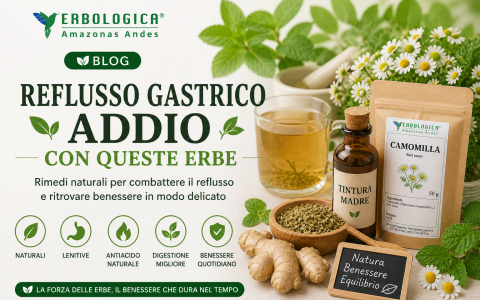 Reflusso gastrico addio con queste erbe