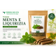 Tisana menta e liquirizia naturale 100 g infuso rinfrescante Tisana menta e liquirizia naturale 100 g infuso rinfrescante