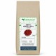 Sacchetto kraft da 200g di Bixa Orellana Semi Interi Erbologica Amazonas Andes con etichetta botanica frontale e semi rossi in evidenza.