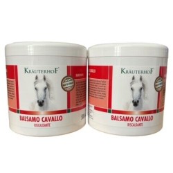 Krauterhof balsamo cavallo rosso 2x500 gel balsamo cavallo scaldante forte