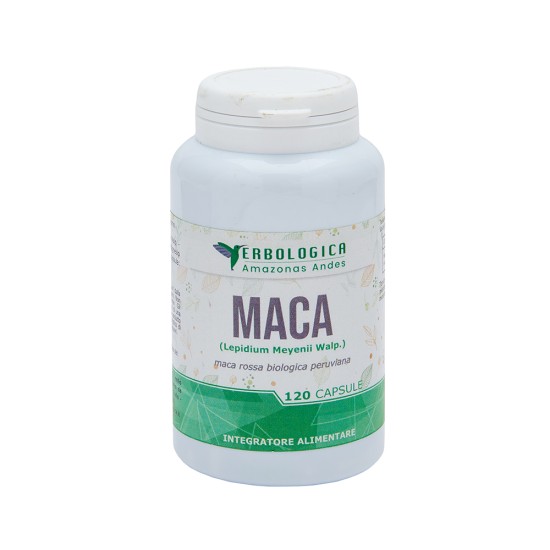 Maca Rossa Peruviana Capsule Lepidium Meyenii 120 Capsule