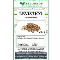 Levistico radice taglio tisana