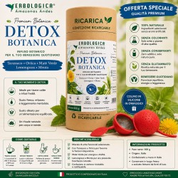 Detox Botanica - Infuso Botanico Premium con Tarassaco, Ortica, Mate Verde, Lemongrass e Menta