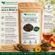 Tè nero alla pesca narturale Tè alla pesca nero naturale con tè nero, pezzetti di pesca, fiori di calendula e aroma naturale di pesca