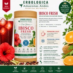 Ibisco Fresh Infuso Botanico da Gustare Freddo con Ibisco, Menta e Arancia