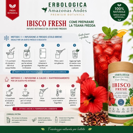 Ibisco Fresh Infuso Botanico istruzioni
