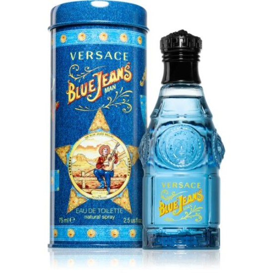 Versace Blue Jeans Man Eau De Toilette Natural Spray 75 ml Versace Blue Jeans Man Eau De Toilette Natural Spray 75 ml