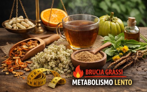 Erbe officinali brucia grassi e metabolismo lento