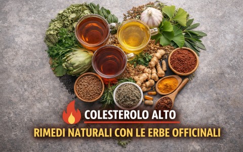 Colesterolo alto e rimedi naturali con le erbe officinali