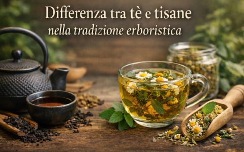 Differenza tra tè e tisane nella tradizione erboristica