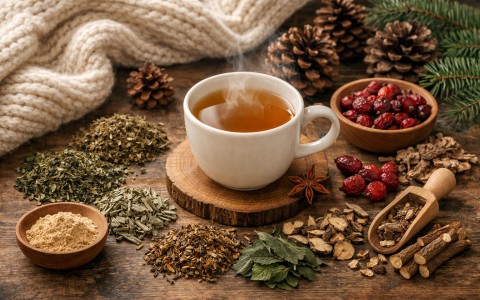 Erbe officinali tradizionalmente utilizzate in inverno