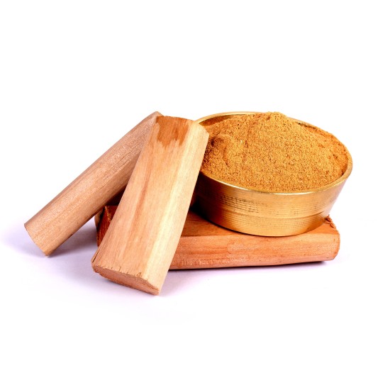 Sandalo rosso legno in polvere