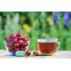 Tisana ai peduncoli di ciliegio Infuso ai peduncoli di ciliegio con ciliegie fresche e tisana naturale