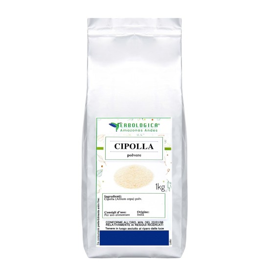 Cipolla in polvere alimentare confezione da 1 kg per cucina e preparazioni alimentari