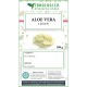 Confezione di Aloe Vera a pezzetti da 500 g del marchio Erbologica Amazonas Andes con immagine del prodotto essiccato.