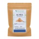 Altea radice naturale polvere 100 g Erbologica Amazonas Andes Sacchetto kraft da 100 g di Altea radice naturale in polvere Erbologica Amazonas Andes con etichetta frontale illustrata.
