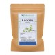 Bacopa Erba in Polvere Erbologica 100g Confezione da 100g di Bacopa erba in polvere Erbologica in busta kraft su sfondo bianco.