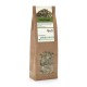 Sacchetto kraft con finestra da 200g di Betulla Foglie Taglio Tisana (Betula alba) Erbologica Amazonas Andes con foglie visibili all'interno.