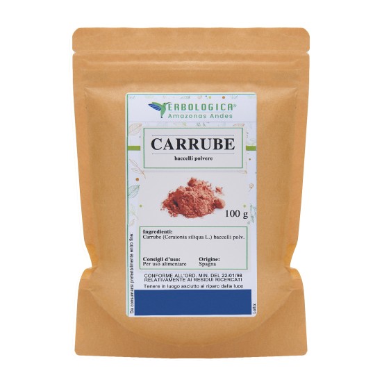 Carrubo in Polvere 100g Erbologica Farina di Carruba Naturale 100g