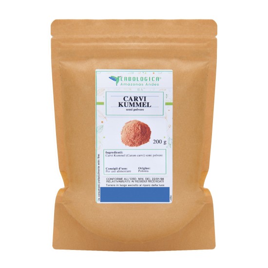 Carvi Kummel Semi in Polvere 200g Naturale