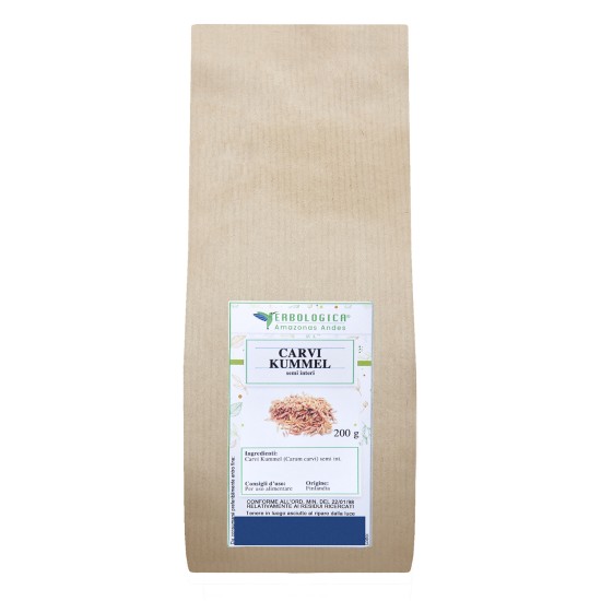 Carvi Semi Interi 200g Erbologica Semi di Carvi per Infuso 200g Erbologica